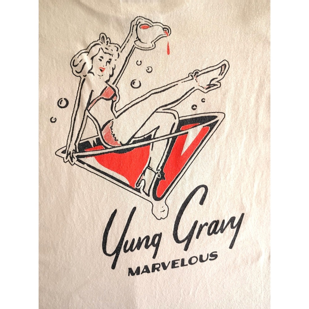 Yung Gravy Marvelous Pin Up Tour in Ivory Size small